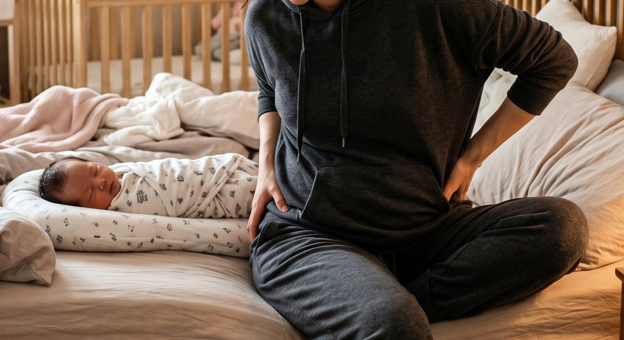부산 산후풍한의원 – 골반통을 느끼는여성