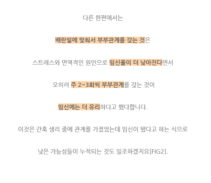 임신을 위해서는 얼마나 부부관계를 자주 해야 하는걸까요? 6